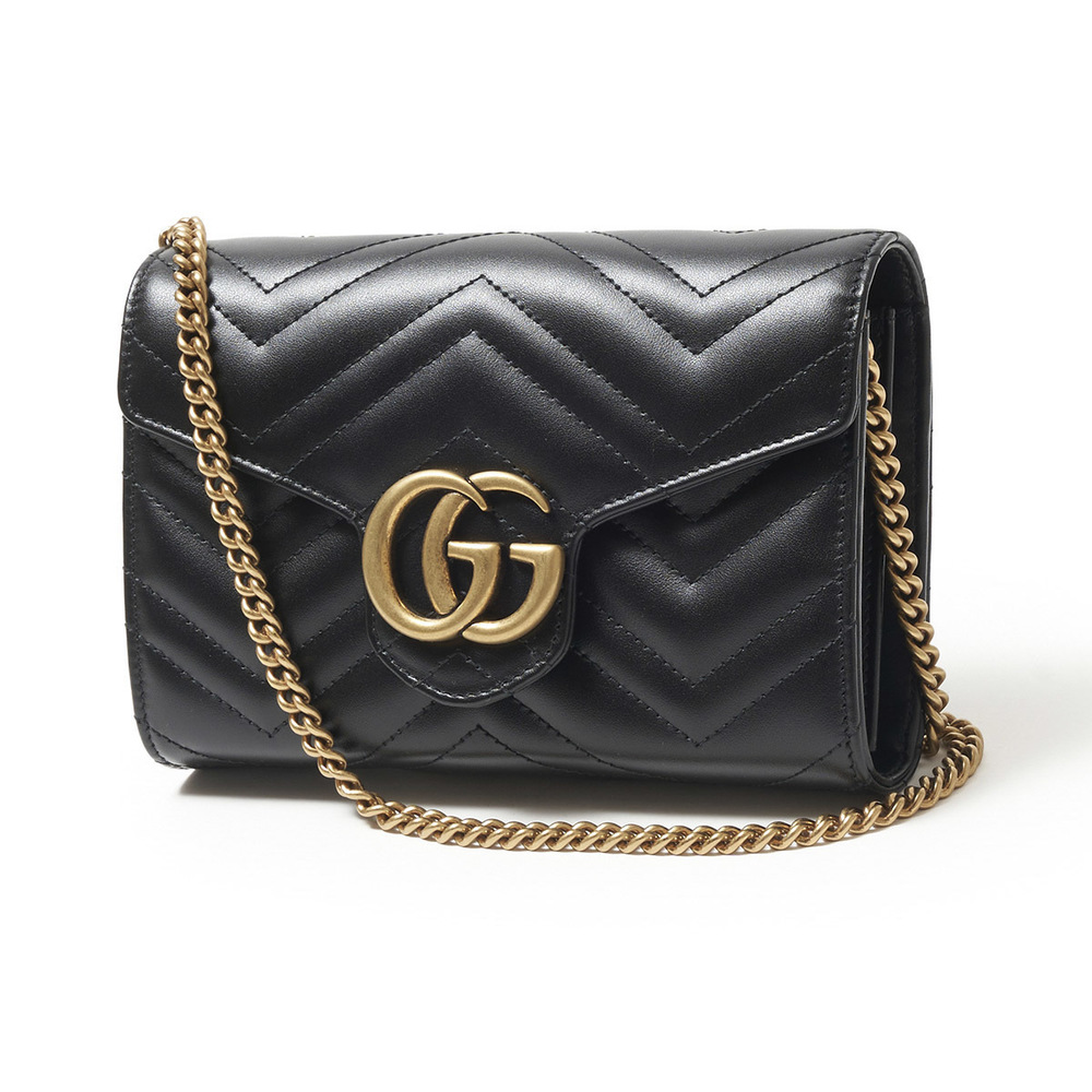 Gucci Shoulder Bag GG Marmont Black